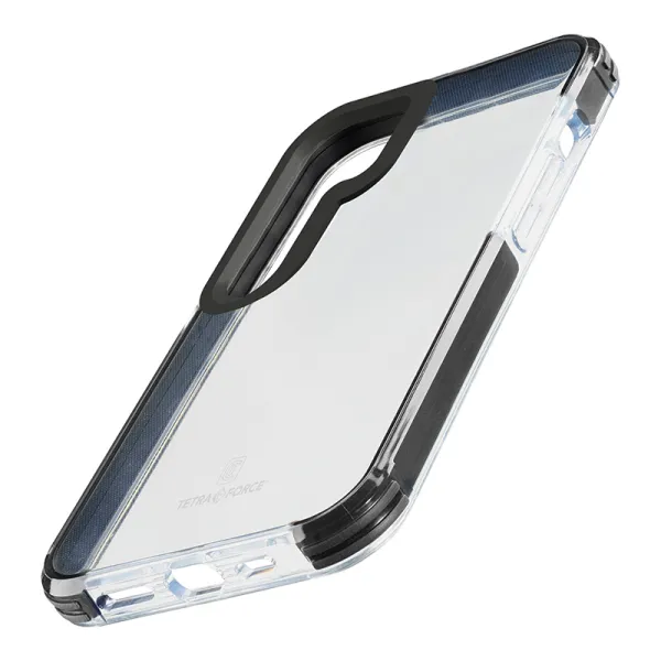 Cellularline Tetra Force Strong Guard - Samsung Galaxy S24+ case with MICROBAN coating (Transparent)