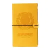 Harry Potter - Hufflepuff Leather Travel Notebook 12x19.6 cm (Yellow)