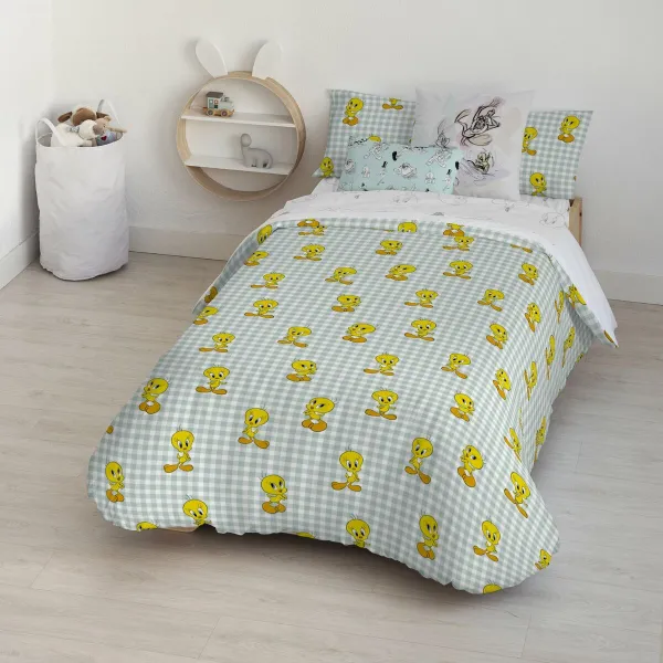 Pussilakana Piolín Tweety Vichy Monivärinen 175 Langat 155 x 220 cm