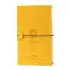 Harry Potter - Hufflepuff Leather Travel Notebook 12x19.6 cm (Yellow)