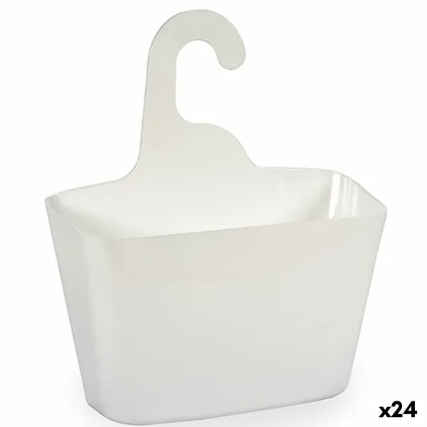 Vonios priemonių laikiklis Berilo Balta Plastmasinis 11,5 x 31,5 x 28,5 cm 28 x 31,5 x 14,5 cm (24 vnt.)