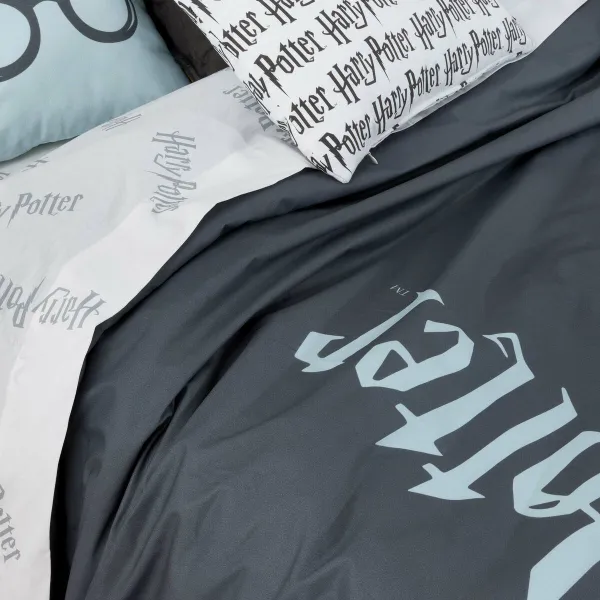 Šiaurės šalių viršelis Harry Potter Deep Spalvotas 175 Siūlai 140 x 200 cm Lova 80