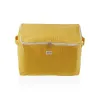 Storage Box Versa Corduroy 38 x 26 x 26 cm Yellow