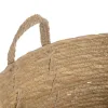 Set of Baskets Natural Rushes 38 x 38 x 33 cm (3 Pieces)