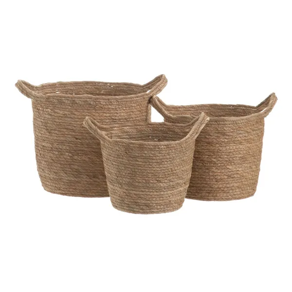 Grozu komplekts Dabisks niedres 33 x 33 x 26 cm (3 Daudzums)
