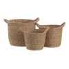 Grozu komplekts Dabisks niedres 33 x 33 x 26 cm (3 Daudzums)