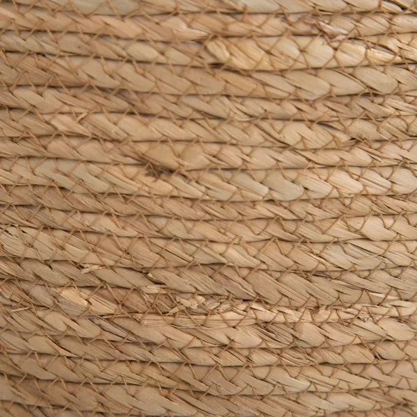 Set of Baskets Natural Rushes 33 x 33 x 26 cm (3 Pieces)