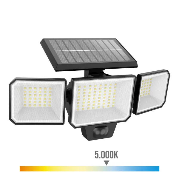 Saulės energija varomas prožektorius Philips 8,7 W 5000 K 29 x 11,7 x 16,8 cm Juoda Saulės energijos