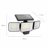 Saulės energija varomas prožektorius Philips 8,7 W 5000 K 29 x 11,7 x 16,8 cm Juoda Saulės energijos