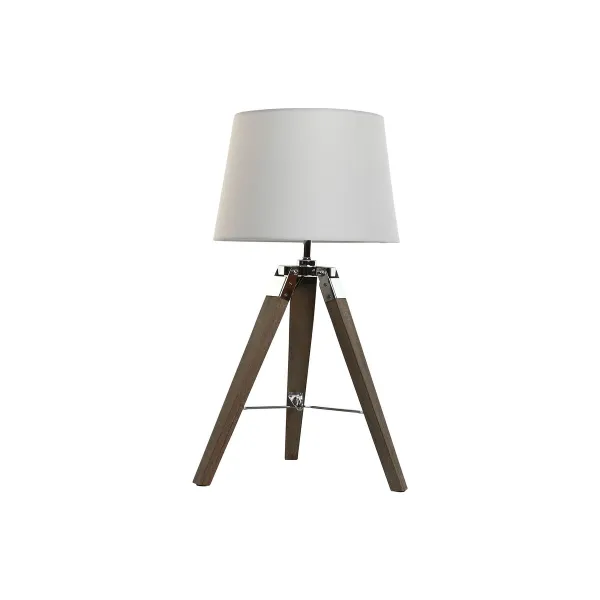 Настольная лампа Home ESPRIT Белый Коричневый Деревянный 36 x 36 x 60 cm