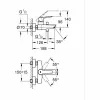 Смеситель с одной ручкой Grohe Металл Латунь