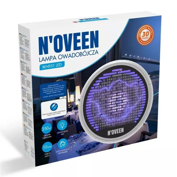 Uodus naikinanti lempa N'oveen IKN951 Pilka Metalinis 20 W