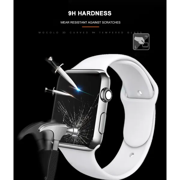 Mocolo 3D Glass Full Glue - Protective Glass for Apple Watch 7/8 41 mm screen