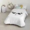 Ziemeļu pārvalks Kids&Cotton Inder Melns 180 x 220 cm