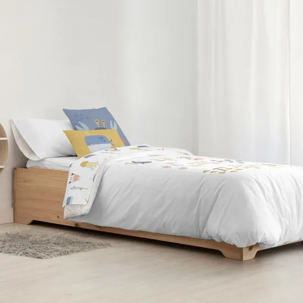 Tekikott Kids&Cotton Vikram Valge 180 x 220 cm