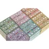 Шкатулка Home ESPRIT Разноцветный Древесина манго 10 x 10 x 6 cm (2 Предметы) (6 штук)