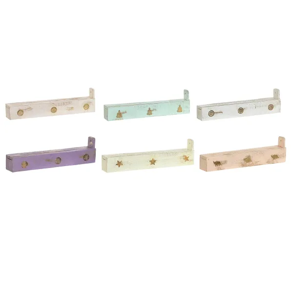 Eteeristen öljyjen poltin Home ESPRIT Puu 24 x 4 x 6 cm (12 Kappaletta) (6 osaa)