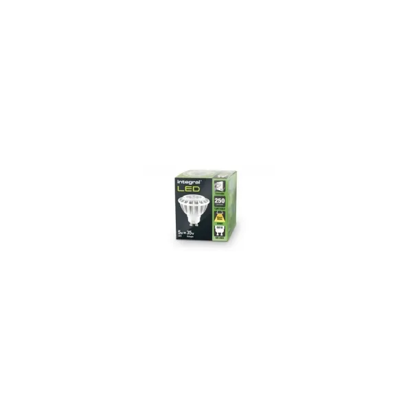 Integral LED Light Bulb GU10 PAR16 5W (35W) 2700K 250lm Warm White