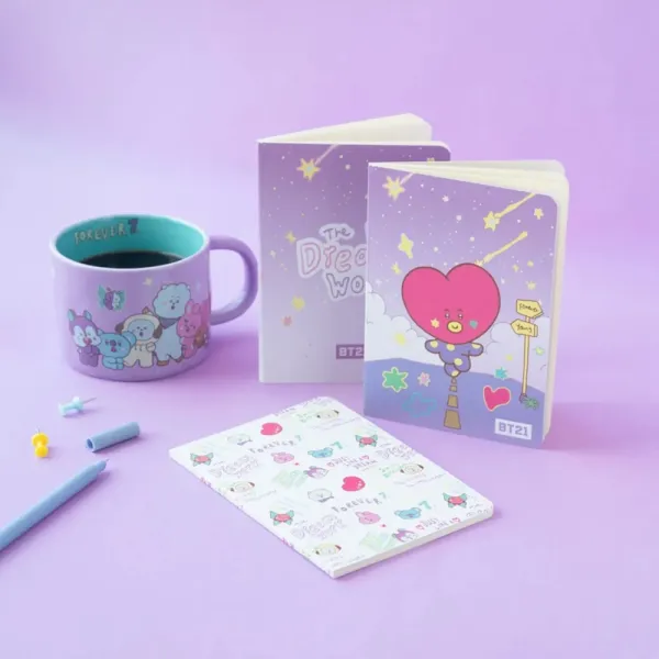 BT21 - Set of A6 notebooks TATA (3 pieces)