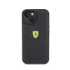 Ferrari Quilted Metal Logo - Case for iPhone 15 Car (Black)