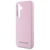 Karl Lagerfeld Saffiano Full Wrapped Elongated Metal Logo MagSafe - Case for Samsung Galaxy S25+ (pink)