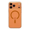 Spigen Ultra Hybrid Mag MagSafe - Case for iPhone 17 Pro (Clear/Orange)