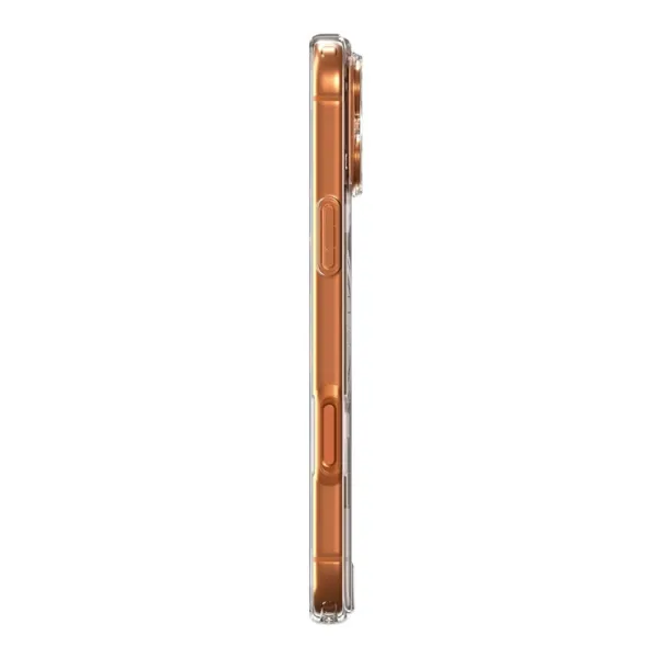 Spigen Ultra Hybrid Mag MagSafe - Case for iPhone 17 Pro (Clear/Orange)