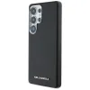 Karl Lagerfeld Saffiano Full Wrapped Elongated Metal Logo MagSafe - Case for Samsung Galaxy S25 Ultra (black)