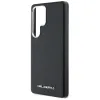 Karl Lagerfeld Saffiano Full Wrapped Elongated Metal Logo MagSafe - Case for Samsung Galaxy S25 Ultra (black)
