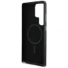 Karl Lagerfeld Saffiano Full Wrapped Elongated Metal Logo MagSafe - Case for Samsung Galaxy S25 Ultra (black)