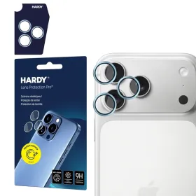 3mk HARDY Lens Protection Pro - Camera Lens Glass for iPhone 17 Pro / iPhone 17 Pro Max (Ocean Blue)