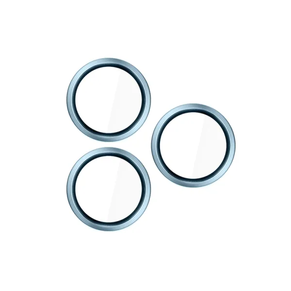 3mk HARDY Lens Protection Pro - Camera Lens Glass for iPhone 17 Pro / iPhone 17 Pro Max (Ocean Blue)