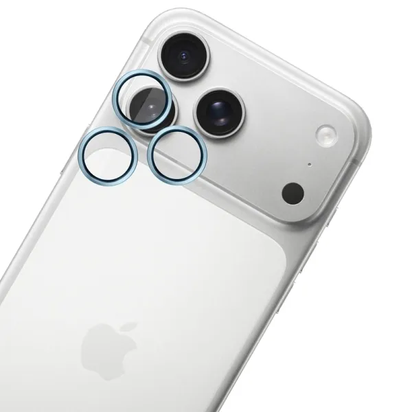 3mk HARDY Lens Protection Pro - Camera Lens Glass for iPhone 17 Pro / iPhone 17 Pro Max (Ocean Blue)