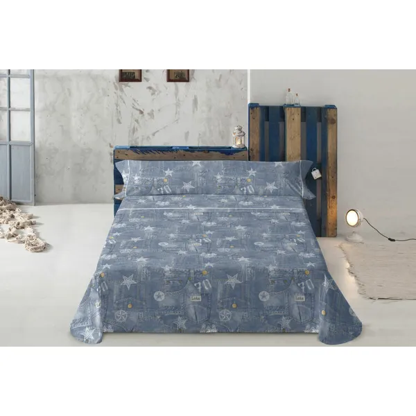 Antklodės užvalkalas be užpildo Lois TEJANO Mėlyna Lova 180