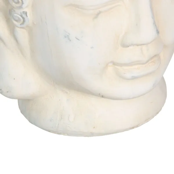 Kabantis šviestuvas Kreminė Degtas molis Buda Rytietiškas 14 x 14 x 15,5 cm