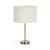 Desk lamp White Golden Metal Fabric 60 W 220-240 V 30 x 30 x 51 cm