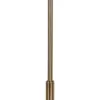 Floor Lamp White Golden Metal Feathers 60 W 220-240 V 68 x 40 x 175 cm