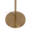 Floor Lamp White Golden Metal Fabric 60 W 220-240 V 40 x 40 x 146 cm