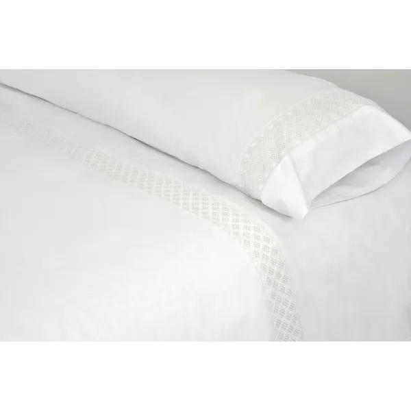 Duvet cover set Pierre Cardin ELISA White Double 2 Pieces