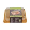Bamboo cheese board with lid