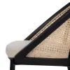 Dining Chair Black Natural 54 x 49 x 82,3 cm