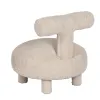 Dining Chair Beige 51 x 51 x 49 cm