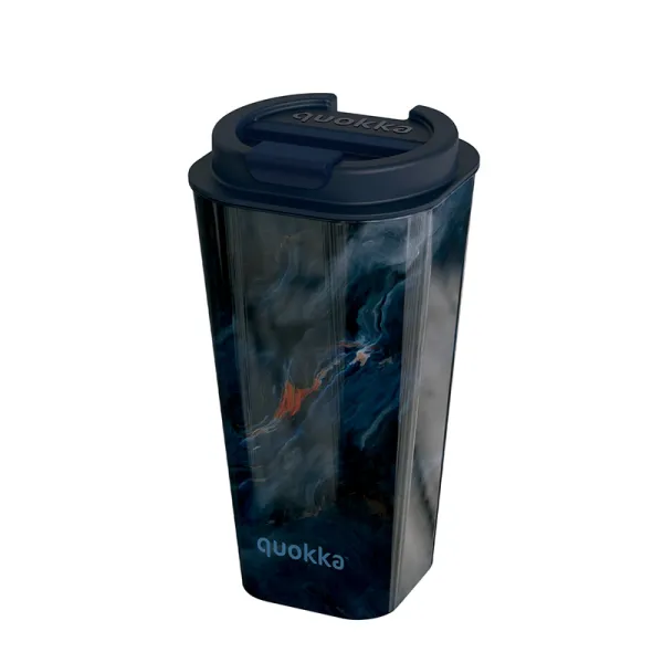 Quokka Vaso Cafe Double Walled - Double Walled Mug 450 ml (Dark Stone)