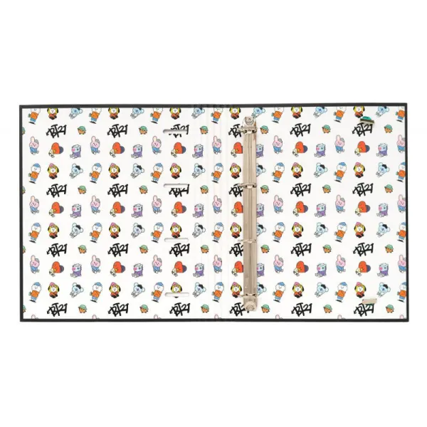 BT21 - Street Mood collection A4 binder with sheets (4 rings, rubber band)