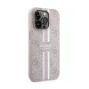 Guess 4G Printed Stripes MagSafe - iPhone 15 Pro Case (pink)