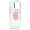 Guess IML Metal Colored Circle Classic Logo MagSafe - Case for iPhone 16 Pro Max (pink)