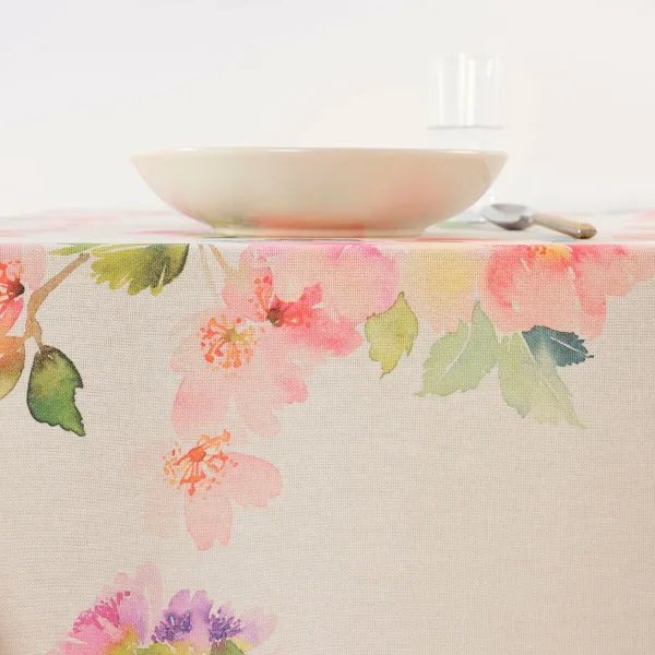 Dėmėms atspari derva dengta staltiesė Belum 0120-350 Spalvotas 300 x 150 cm 300 x 140 cm