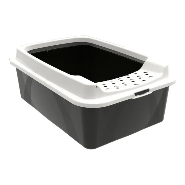 Kaķu kaste Rotho My Pet Bonnie Eco Balts/Melns 57,2 x 39,3 x 20,9 cm