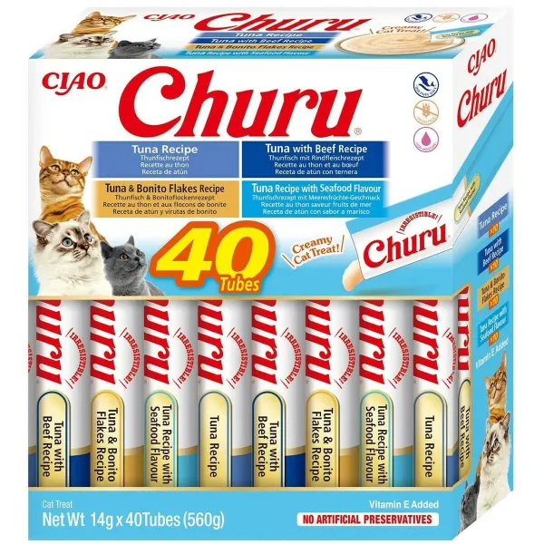 Snack for Cats Inaba Churu Variety box Tuna Kala