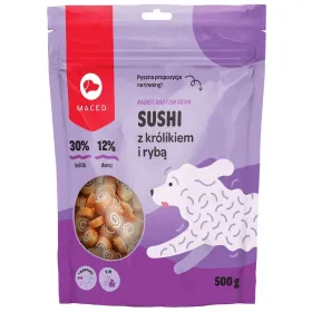 Suņu uzkodas Maced Rabbit for sushi with fish Zivs Trusis 500 g